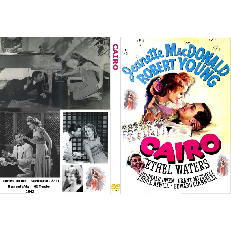 CAIRO (1942) Jeanette MacDonald Robert Young