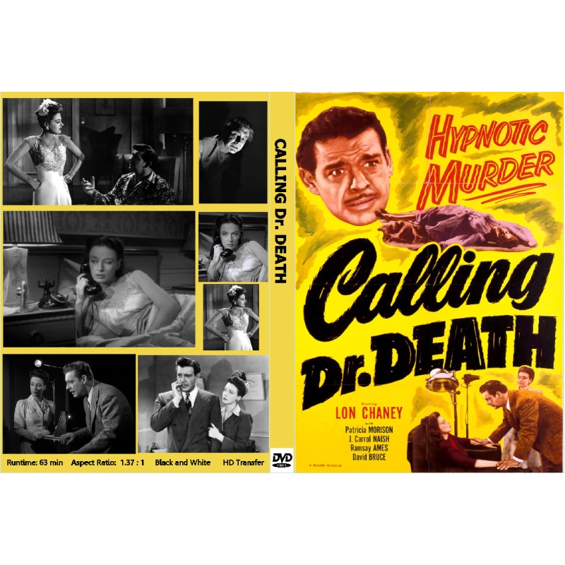 CALLING DR. DEATH (1943) Lon Chaney Jr.