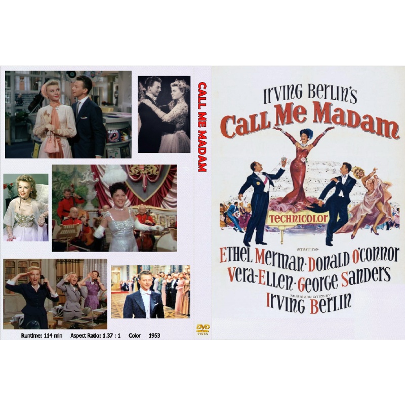 CALL ME MADAM (1953) Ethel Merman Donald O'Connor