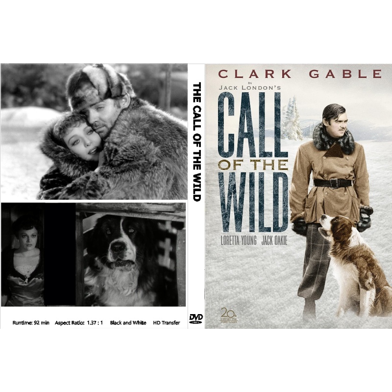 CALL OF THE WILD (1935) Clark Gable Loretta Young