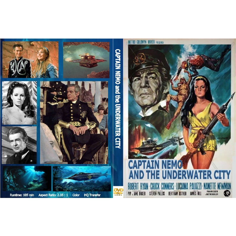 CAPTAIN NEMO AND THE UNDERWATER CITY (1969) Robert Ryan Chuck Connors