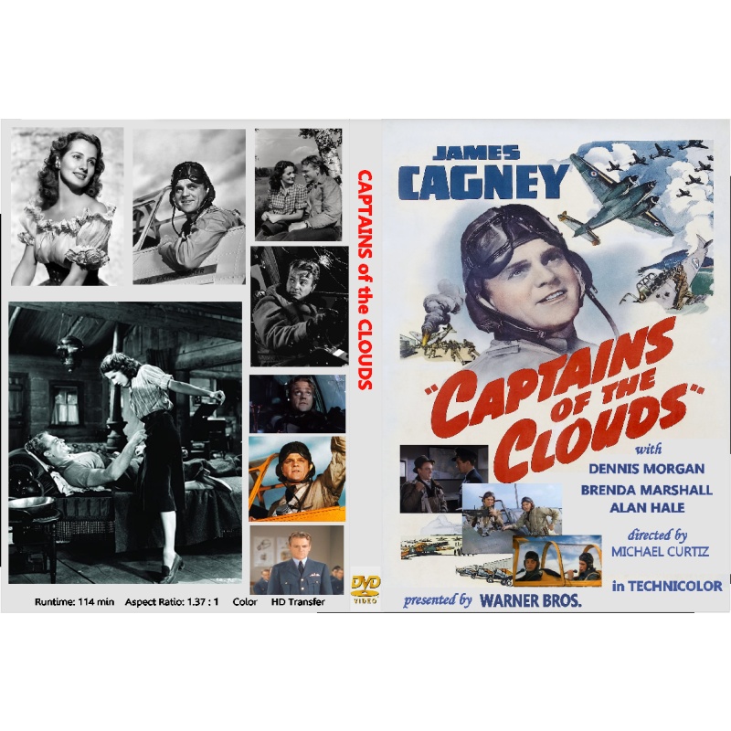 CAPTAINS OF THE CLOUDS (1942) James Cagney