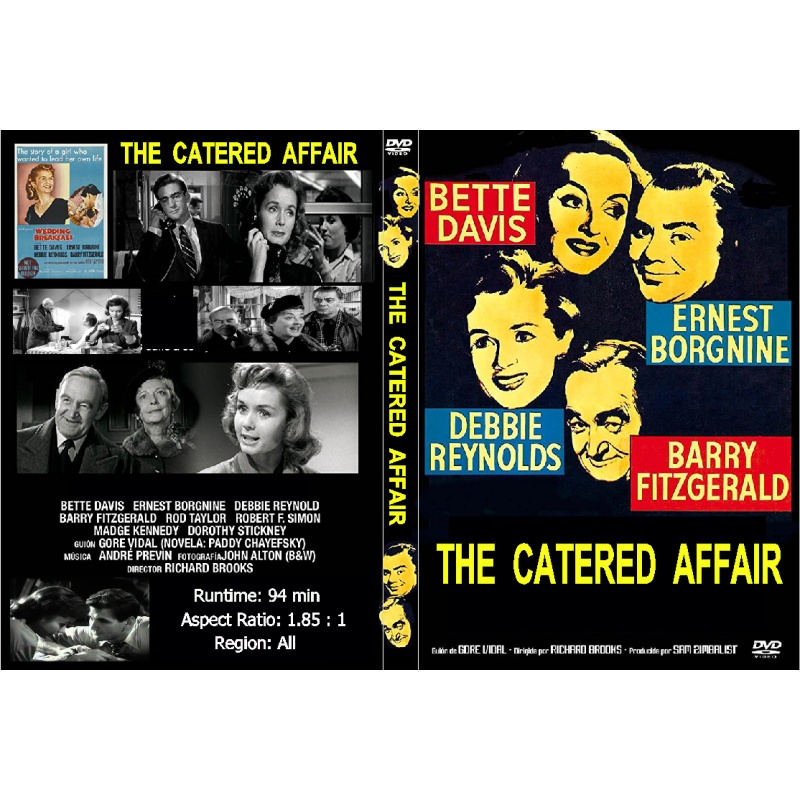 THE CATERED AFFAIR (1956) Debbie Reynolds Ernest Borgnine Bette Davis