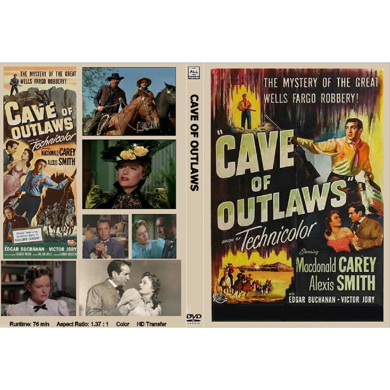 CAVE OF OUTLAWS (1951) Macdonald Carey