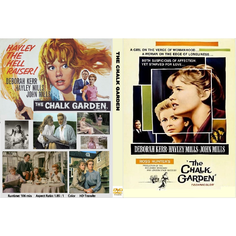 THE CHALK GARDEN (1964) Hayley Mills Deborah Kerr John Mills