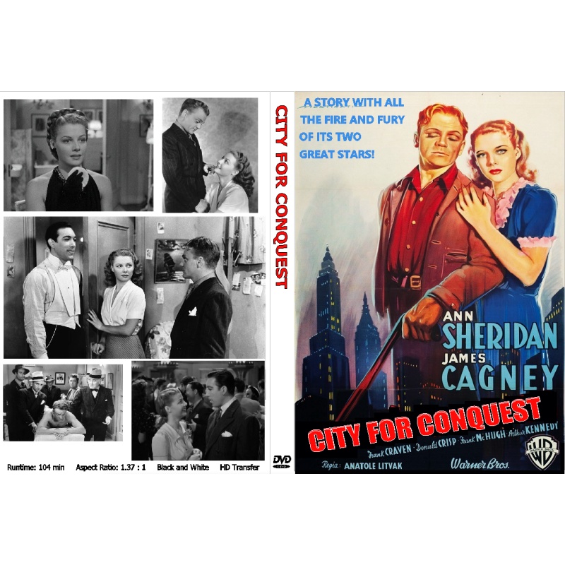 CITY FOR CONQUEST (1940) James Cagney