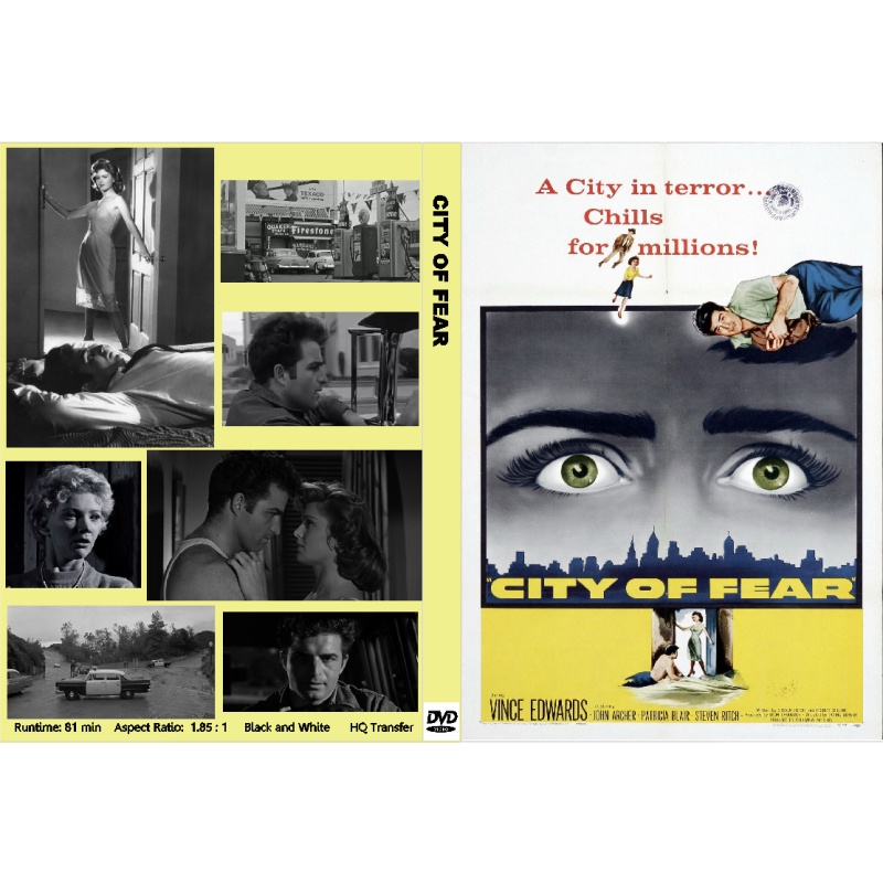 CITY OF FEAR (1959) Vince Edwards