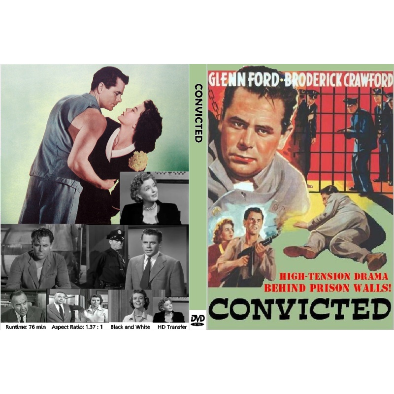 CONVICTED (1950) Glenn Ford Dorothy Malone