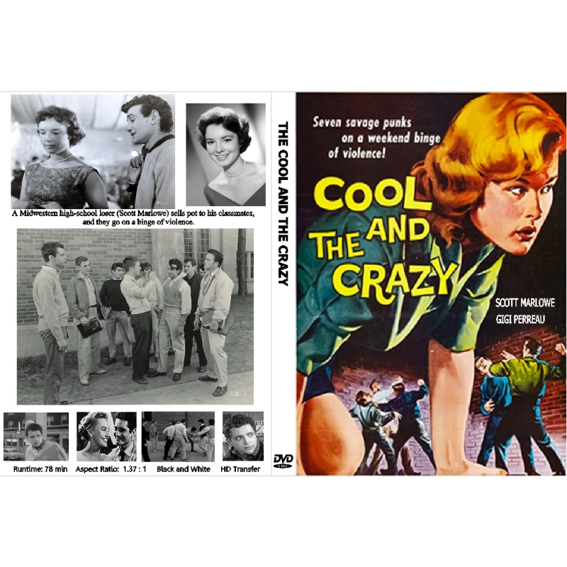 COOL AND CRAZY (1958) Scott Marlowe