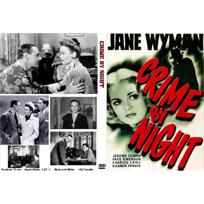 CRIME BY NIGHT (1944) Jane Wyman Eleanor Parker