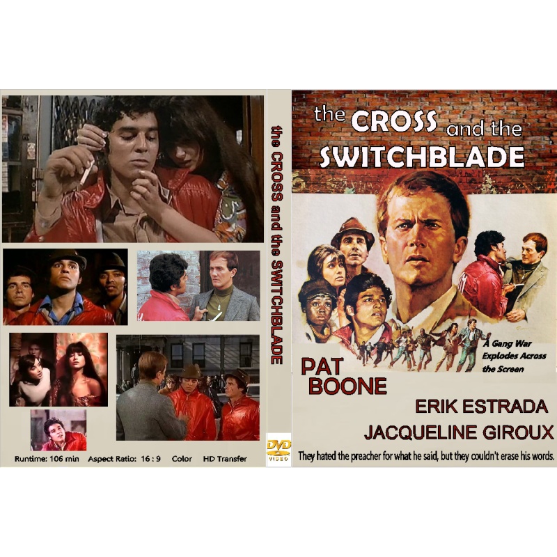 THE CROSS AND THE SWITCHBLADE (1970) Pat Boone