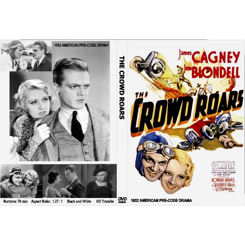 THE CROWD ROARS (1932) James Cagney Joan Blondell