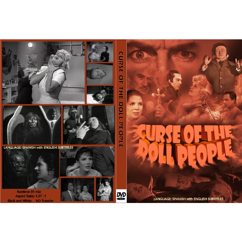 CURSE OF THE DOLL PEOPLE (1961) Mexican horror