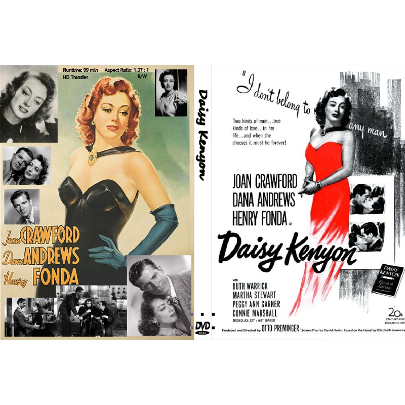 DAISY KENYON (1947) Henry Fonda Joan Crawford Dana Andrews