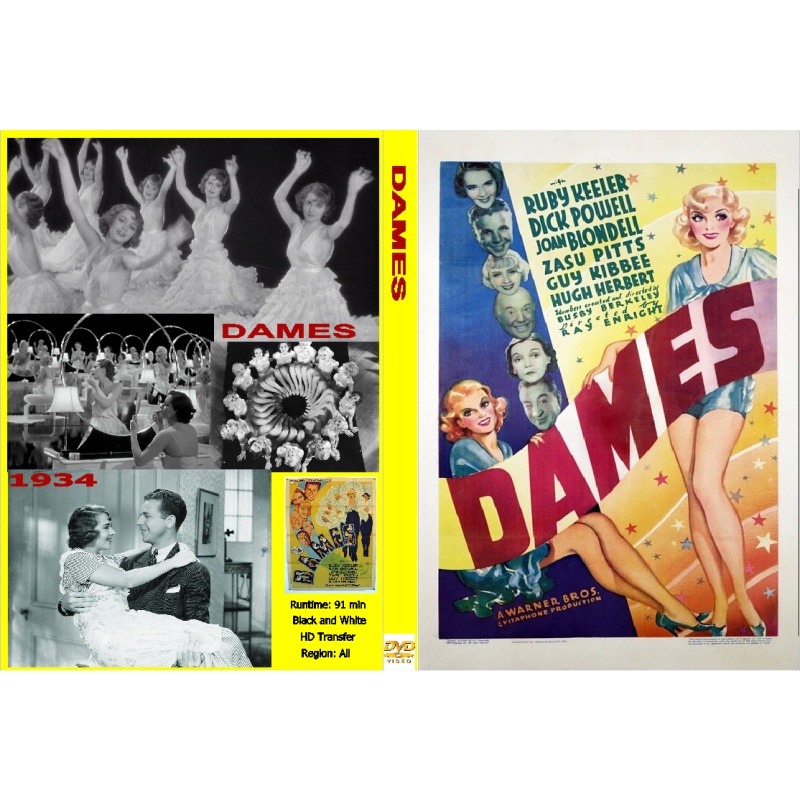 DAMES (1934) Dick Powell Ruby Keeler Joan Blondell