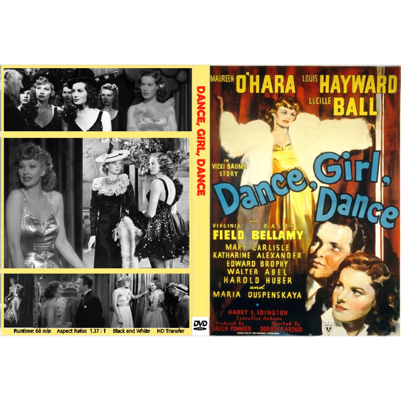 DANCE, GIRL, DANCE (1940) Lucille Ball Maureen O'Hara