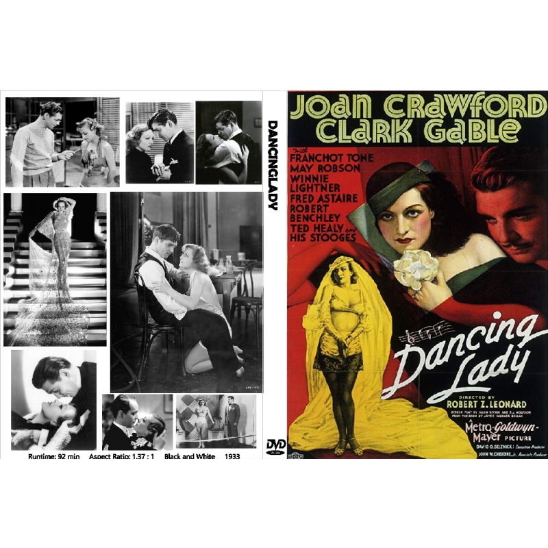 DANCING LADY (1933) Clark Gable Joan Crawford Fred Astaire