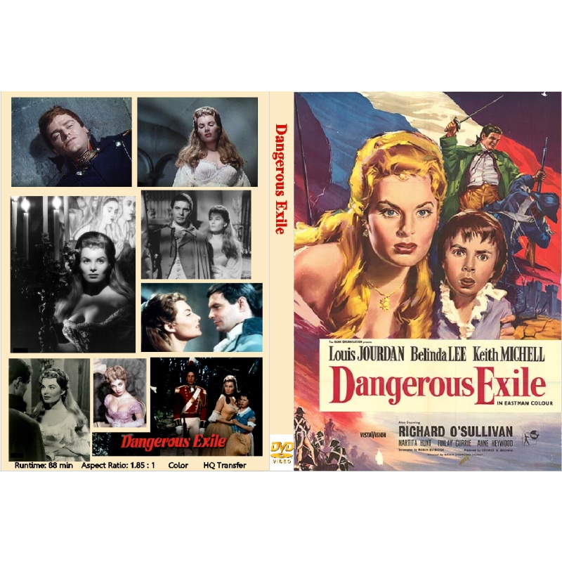 DANGEROUS EXILE (1957) Louis Jourdan Belinda Lee Keith Michell