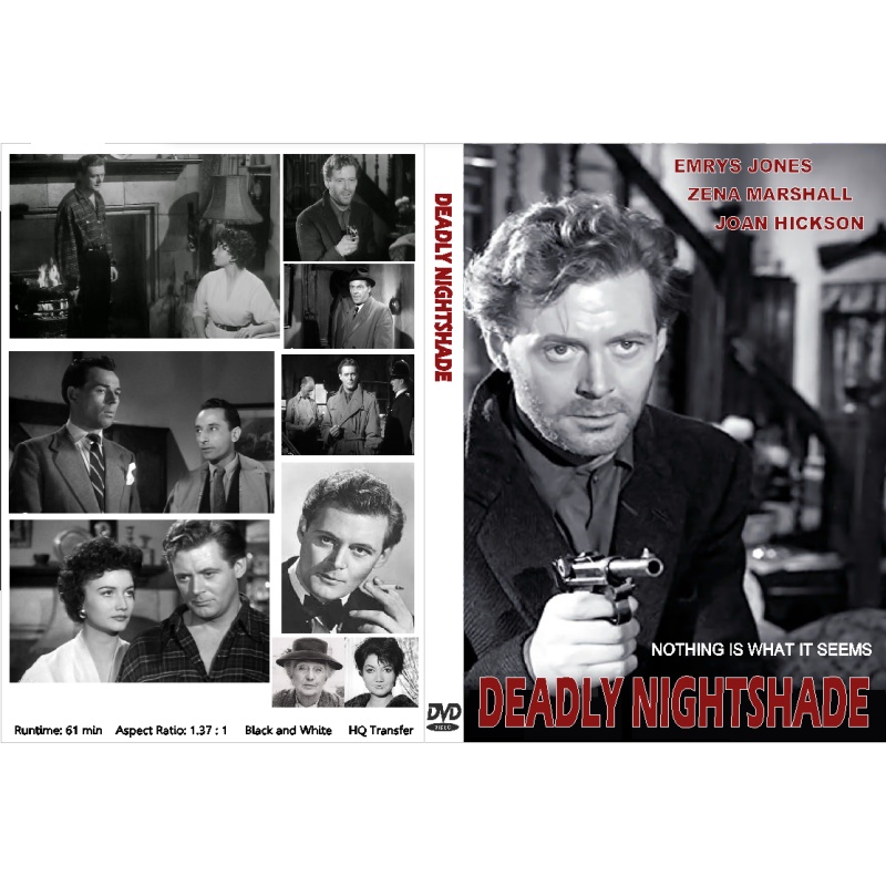 DEADLY NIGHTSHADE (1953) DVD Emrys Jones, Zena Marshall