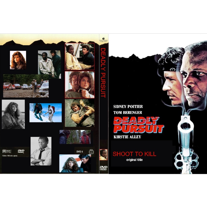 DEADLY PURSUIT aka SHOOT TO KILL (1988) Sidney Poitier Tom Berenger