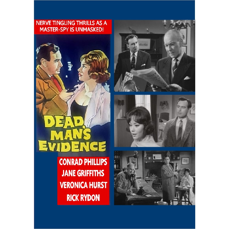 DEADMAN'S EVIDENCE (1962) Conrad Phillips Jane Griffiths Veronica Hurst