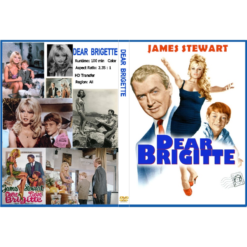 DEAR BRIGITTE 1965 James Stewart Brigitte Bardot Fabian Glynis