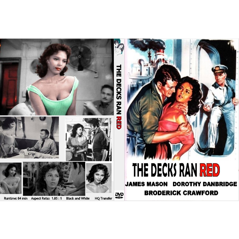 THE DECKS RAN RED (1958) James Mason Dorothy Dandridge