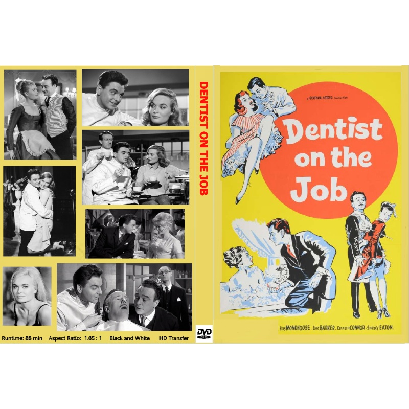 DENTIST ON THE JOB (1961) Bob Monkhouse Kenneth Connor ErIc Barker Shirley Eaton