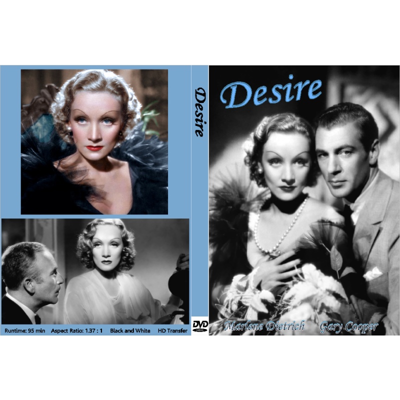 DESIRE (1936) Marlene Dietrich Gary Cooper