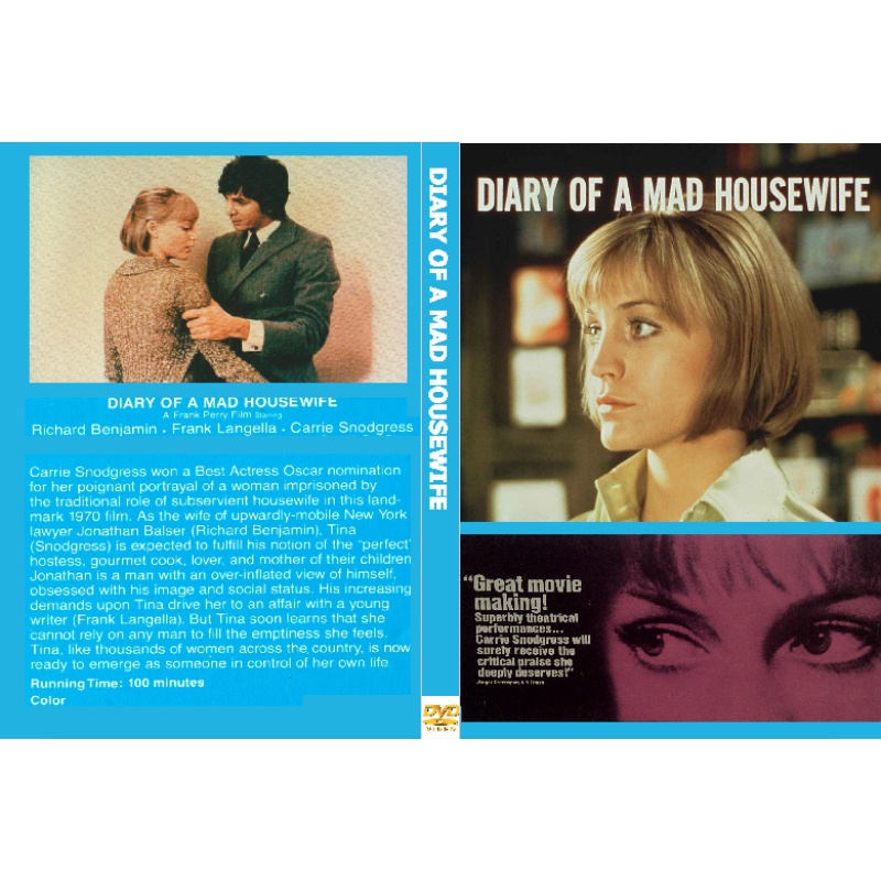 DIARY OF A MAD HOUSEWIFE (1970) Carrie Snodgrass Frank Langella