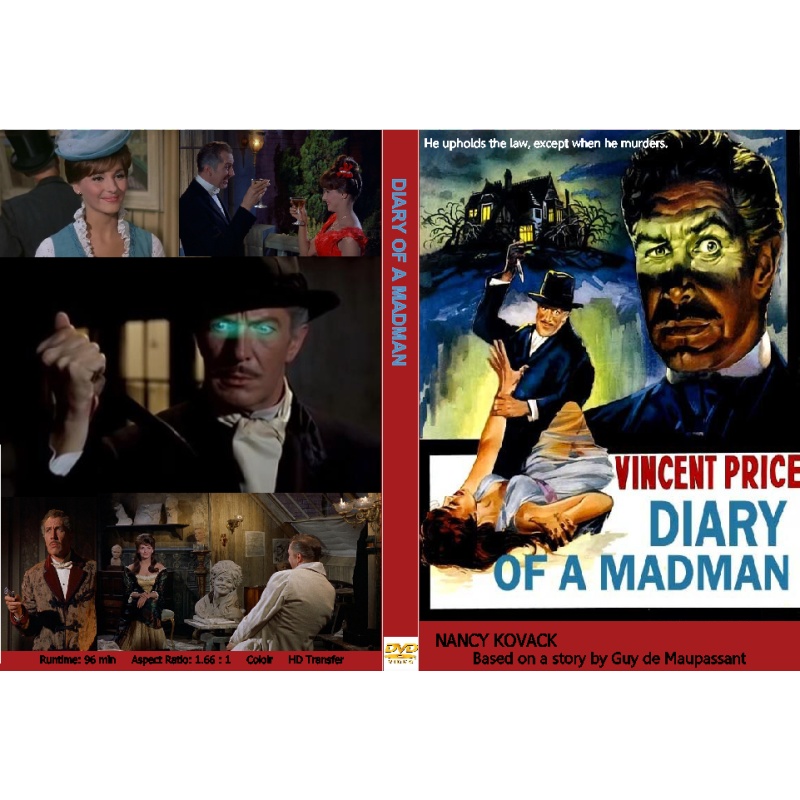 DIARY OF A MADMAN (1965) Vincent Price