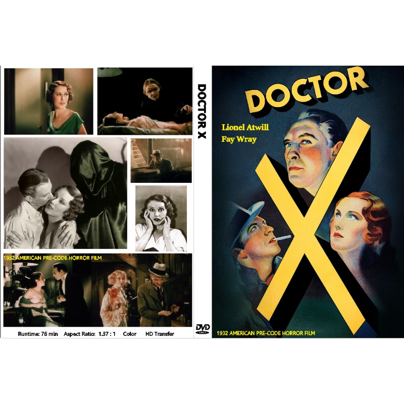 DOCTOR X (1932) Fay Wray Lionel Atwill