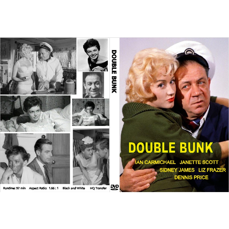 DOUBLE BUNK (1961) Ian Carmichael Janette Scott Liz Frazer Sid James