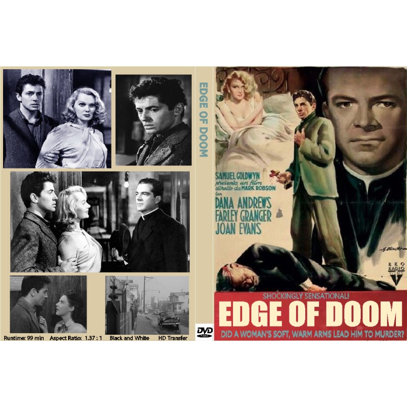 EDGE OF DOOM (1950) Farley Granger Dana Andrews