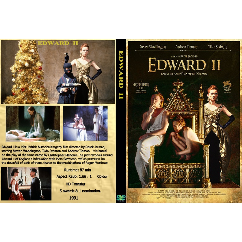 EDWARD II (1991)  a DEREK JARMAN film Tilda Swinton