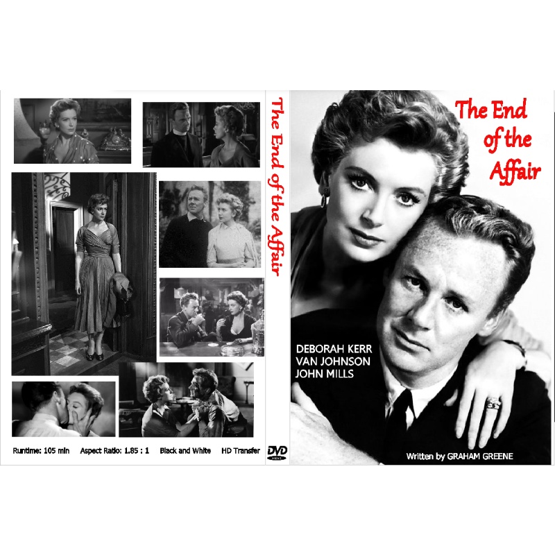 THE END OF THE AFFAIR (1955) Van Johnson Deborah Kerr John Mills Peter Cushing