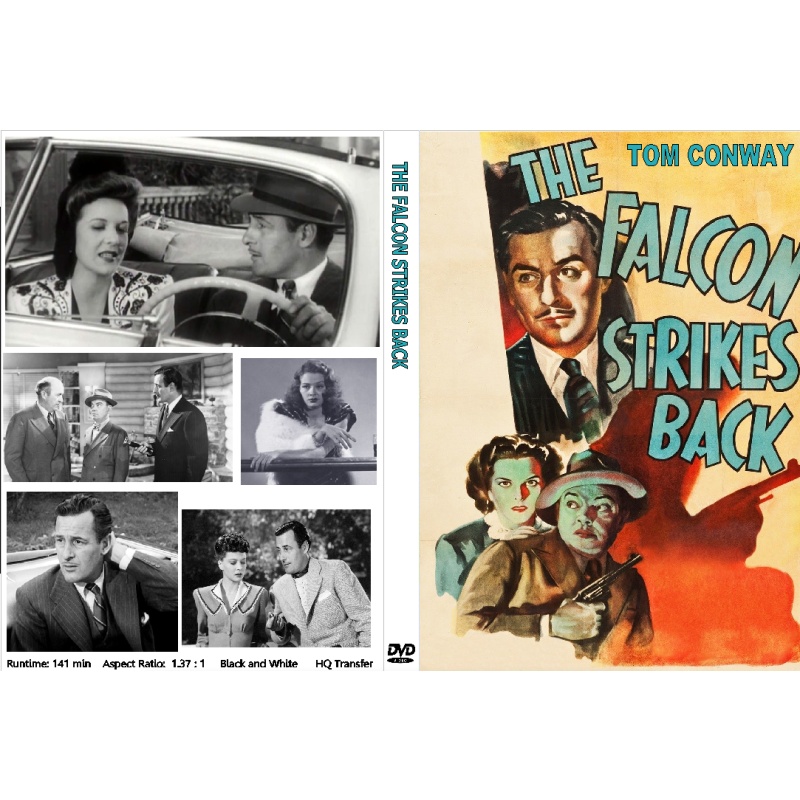 THE FALCON STRIKES BACK (1943) Tom Conway Rita Corday