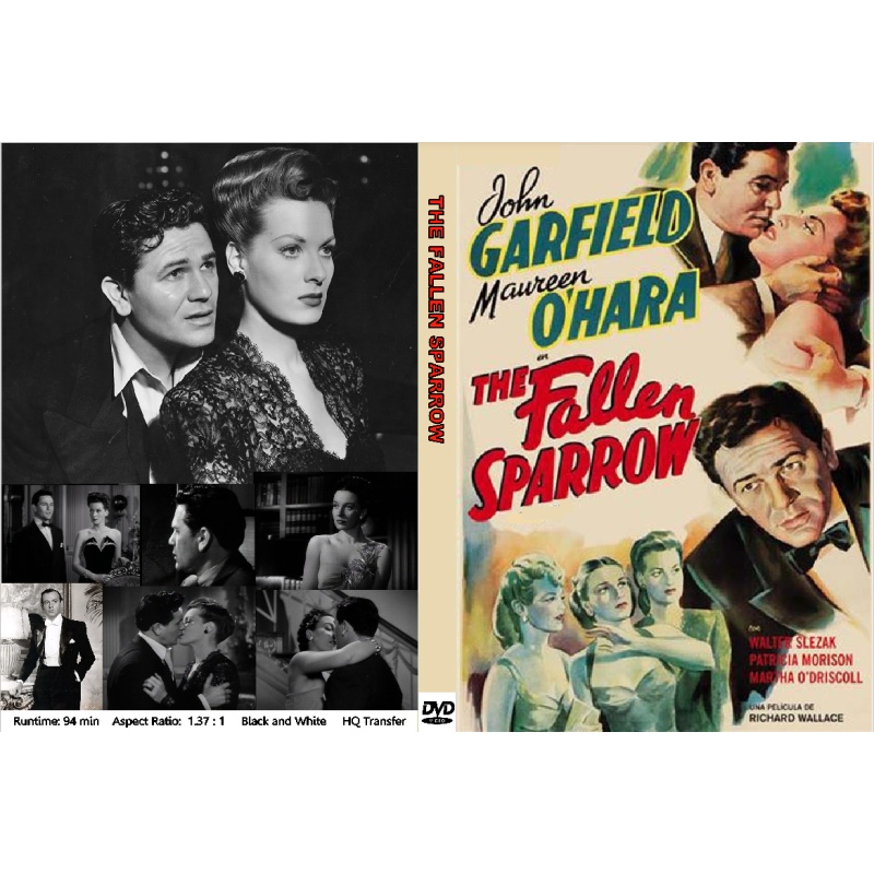 THE FALLEN SPARROW (1943) John Garfield Maureen O'Hara