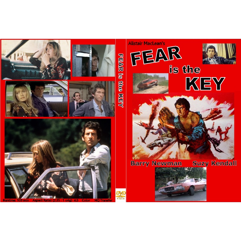 FEAR IS THE KEY (1972) Suzy Kendall Ben Kingsley Barry Newman