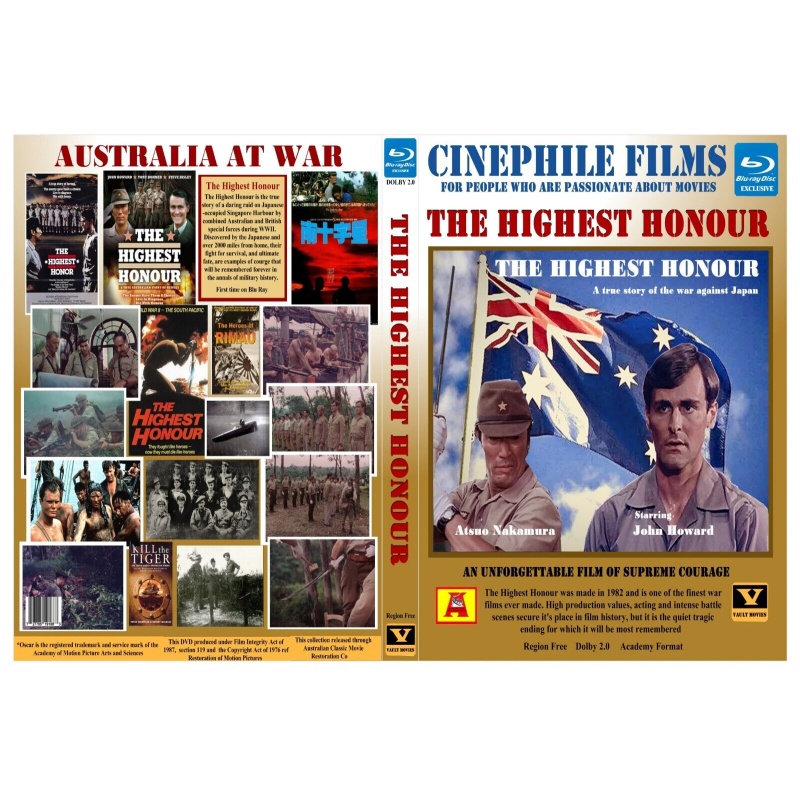 Highest Honour      Australian war almost lost forever Restored on Bluray