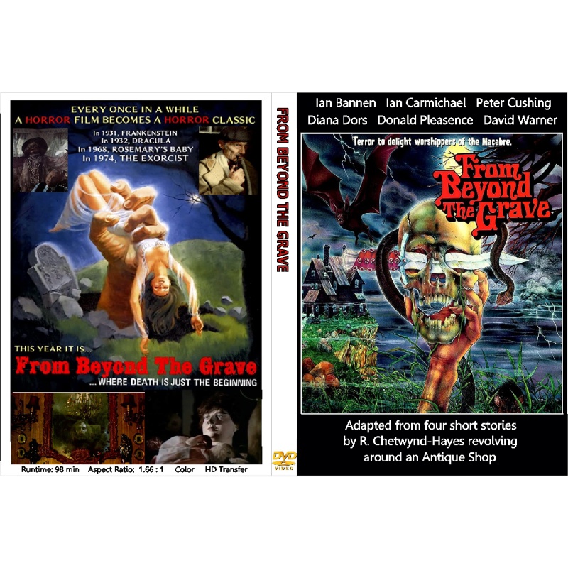 FROM BEYOND THE GRAVE (1974) DVD Peter Cushing, David Warner, Diana Dors