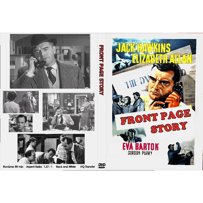 FRONT PAGE STORY (1954) DVD Jack Hawkins