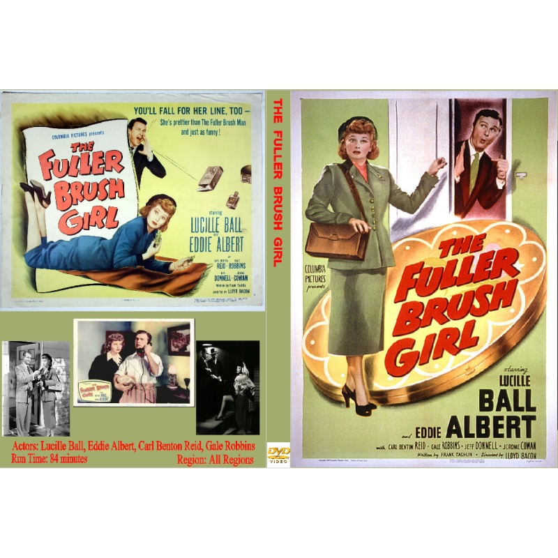 THE FULLER BRUSH GIRL (1950) DVD Lucille Ball