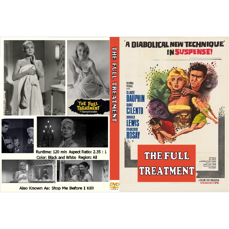 THE FULL TREATMENT (1960) DVD Diane Cilento, Ronald Lewis