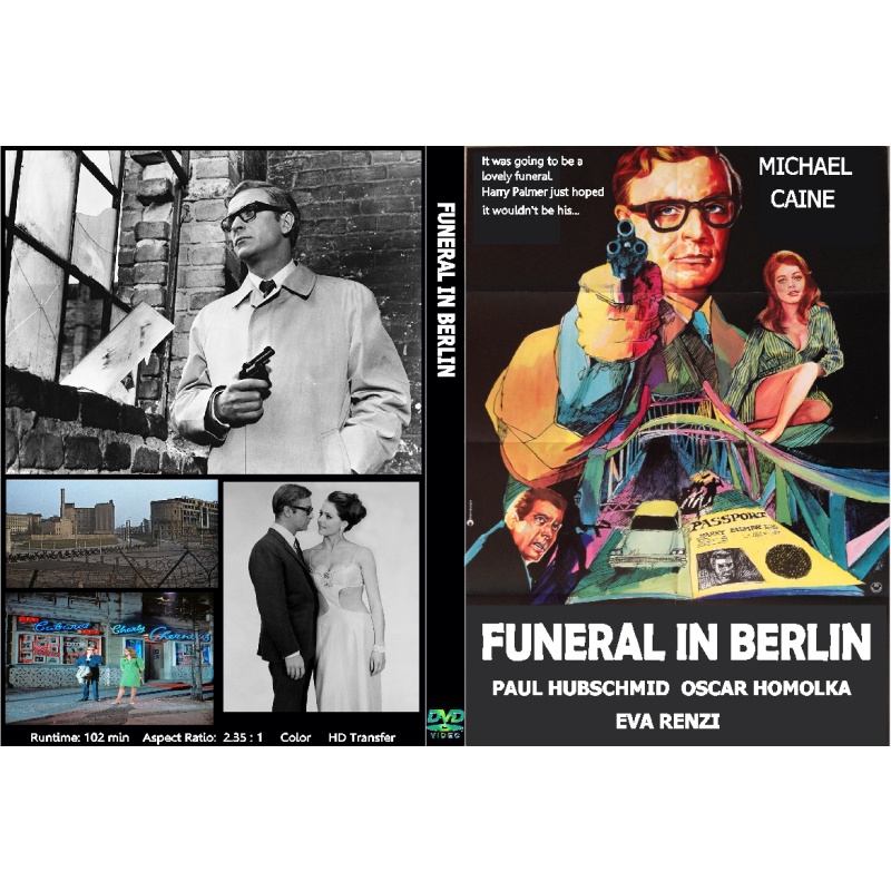 FUNERAL IN BERLIN (1966) DVD Michael Caine