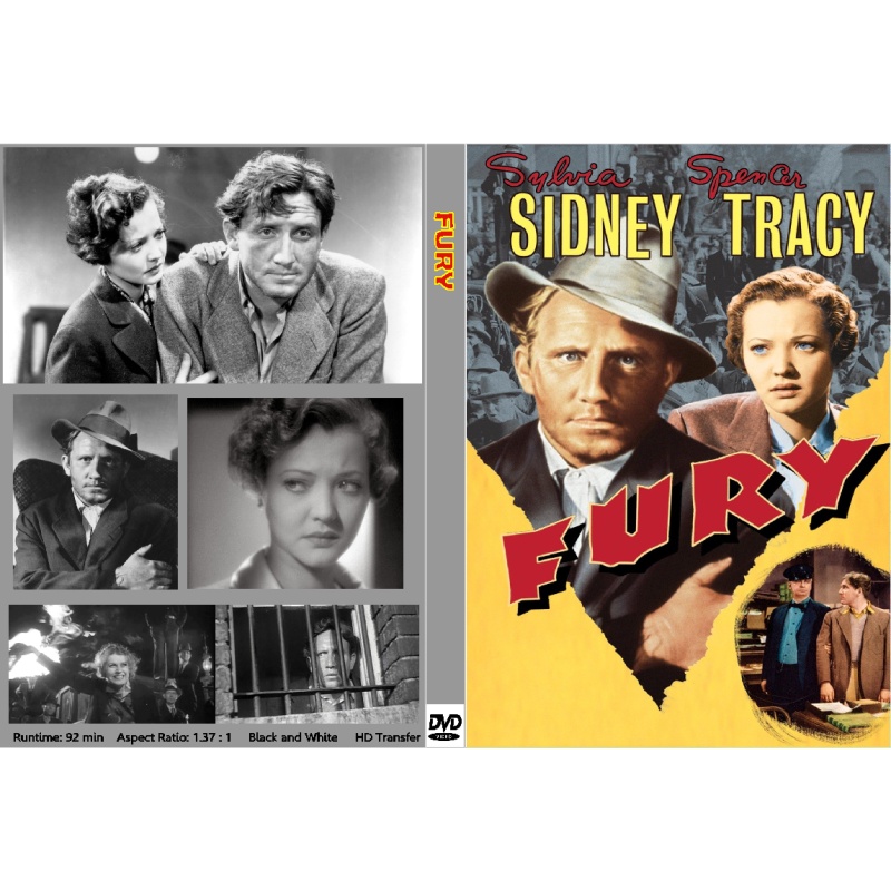 FURY (1936) DVD Spencer Tracy