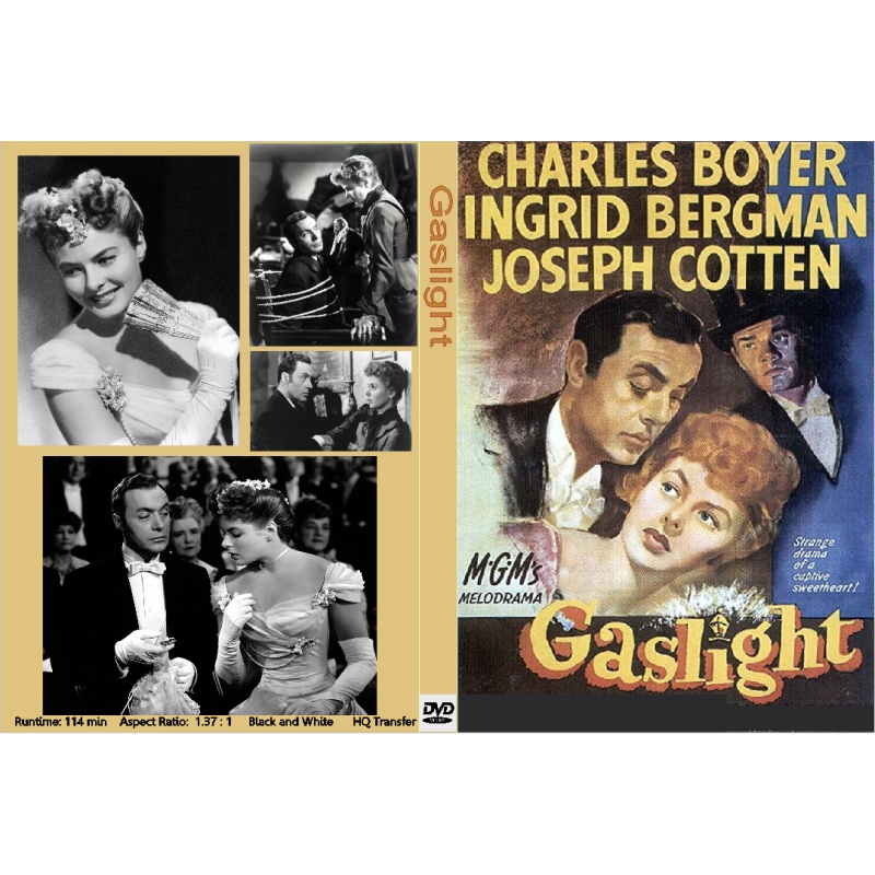 GASLIGHT (1944) DVD Ingrid Berman, Charles Boyer