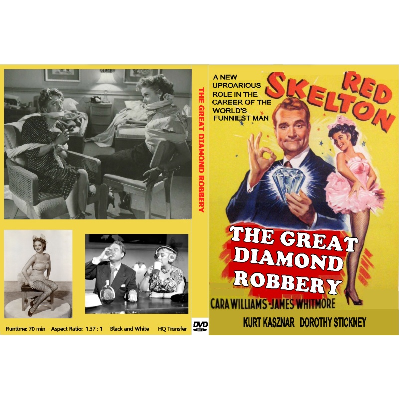 THE GREAT DIAMOND ROBBERY (1954) DVD Red Skelton