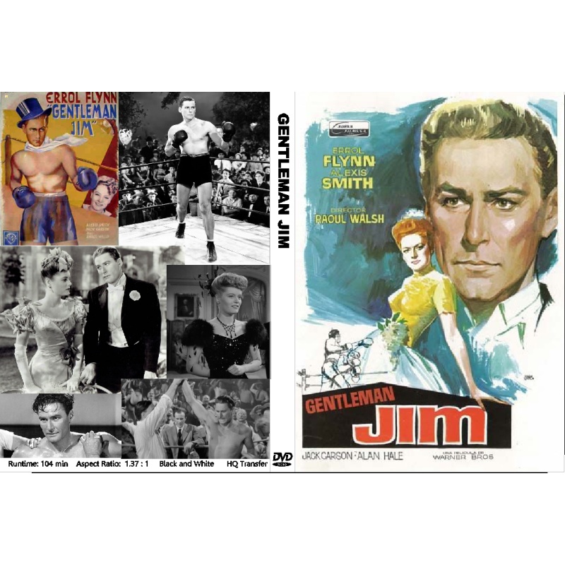 GENTLEMAN JIM (1942) DVD Errol Flynn