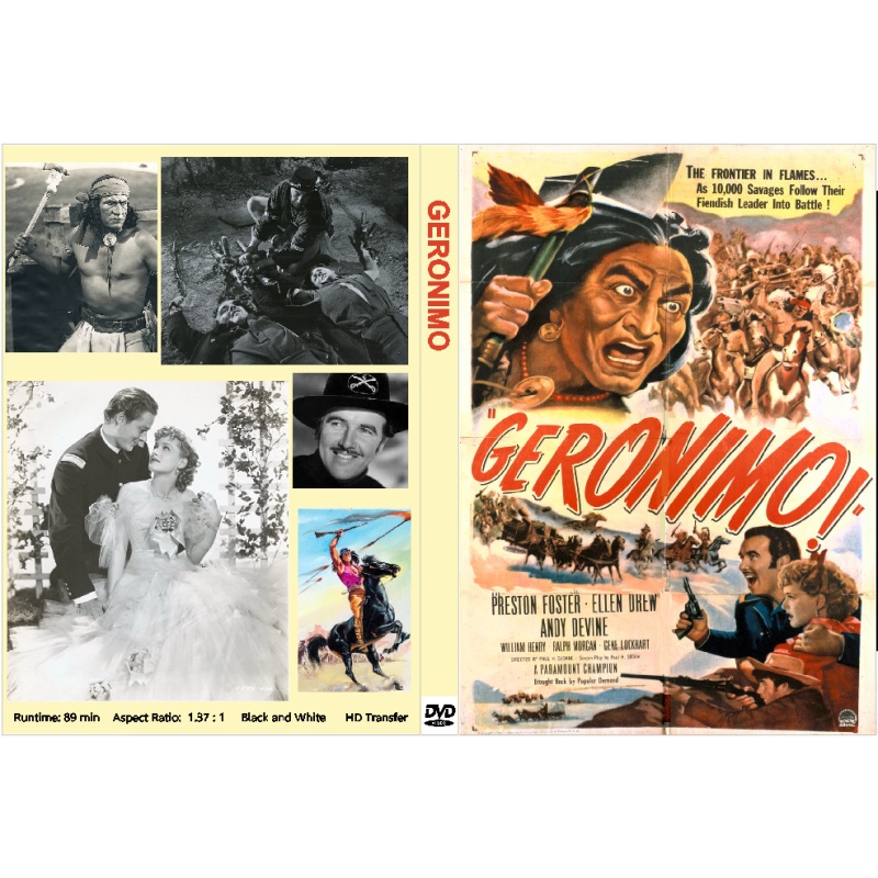 GERONIMO (1939) DVD Preston Foster